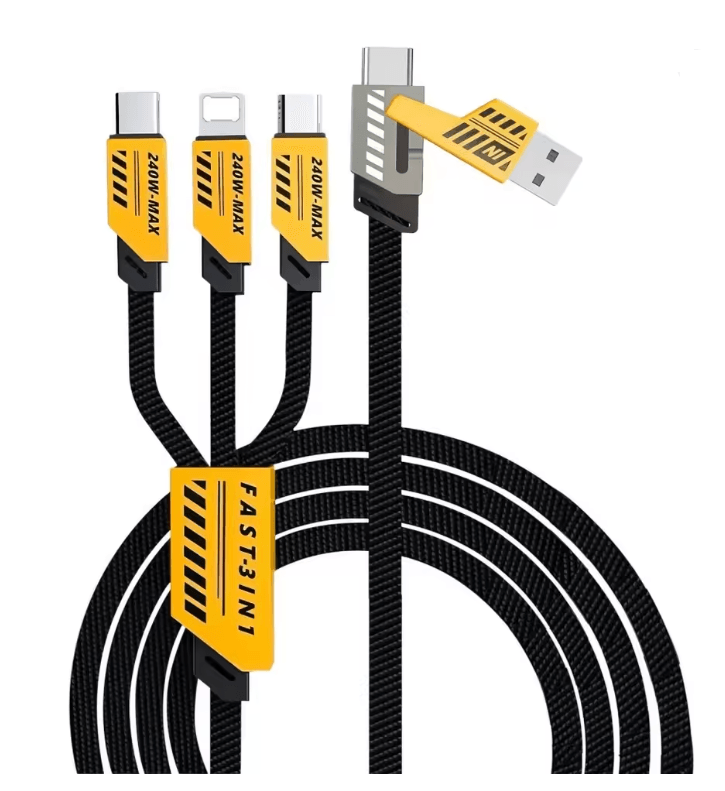 PowerLink 240W 3-in-1 Fast Charging Cable