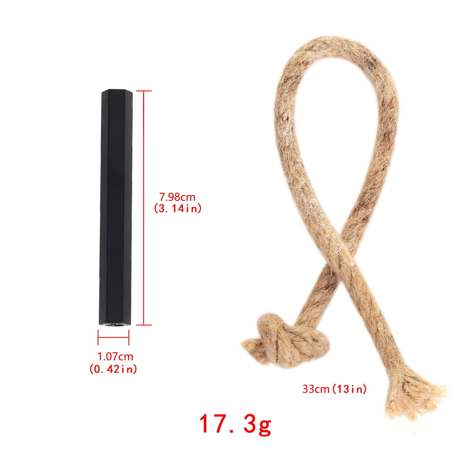 Hemp Cord Fire Starter for Wood Stoves & Outdoor Camping