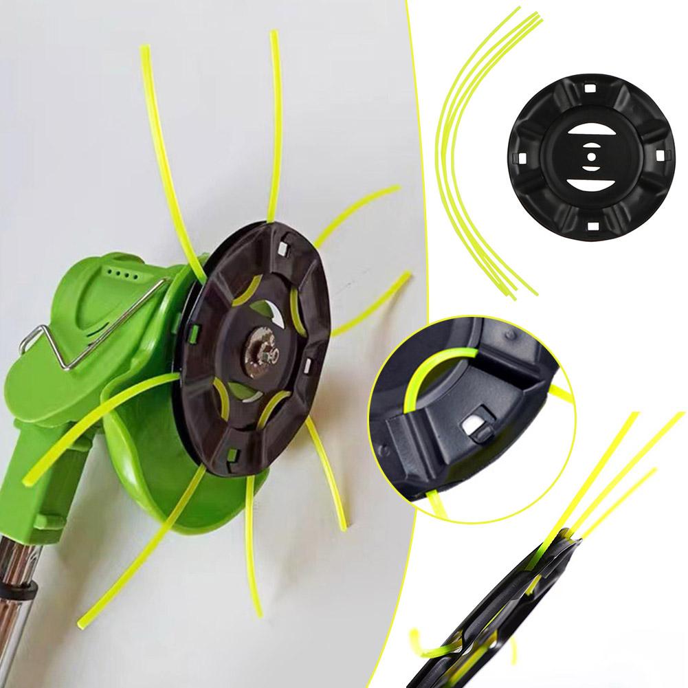 Lawn Mower Replacement Grass Trimmer Head – Inside Diameter, Durable Metal & Nylon Weed Brushcutter Part