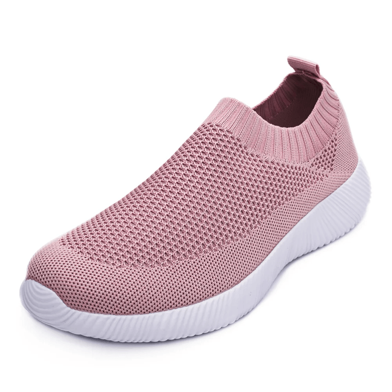 Womens Sock Sneakers Breathable Knit Slip On Walking Shoes