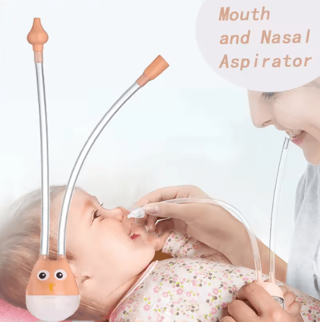 Baby Nasal Aspirator Gentle Nose Cleaner Safe Suction Tool for Newborns