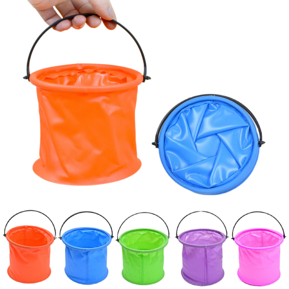 Portable collapsible bucket for Kids Beach Play and Outdoor Adventures