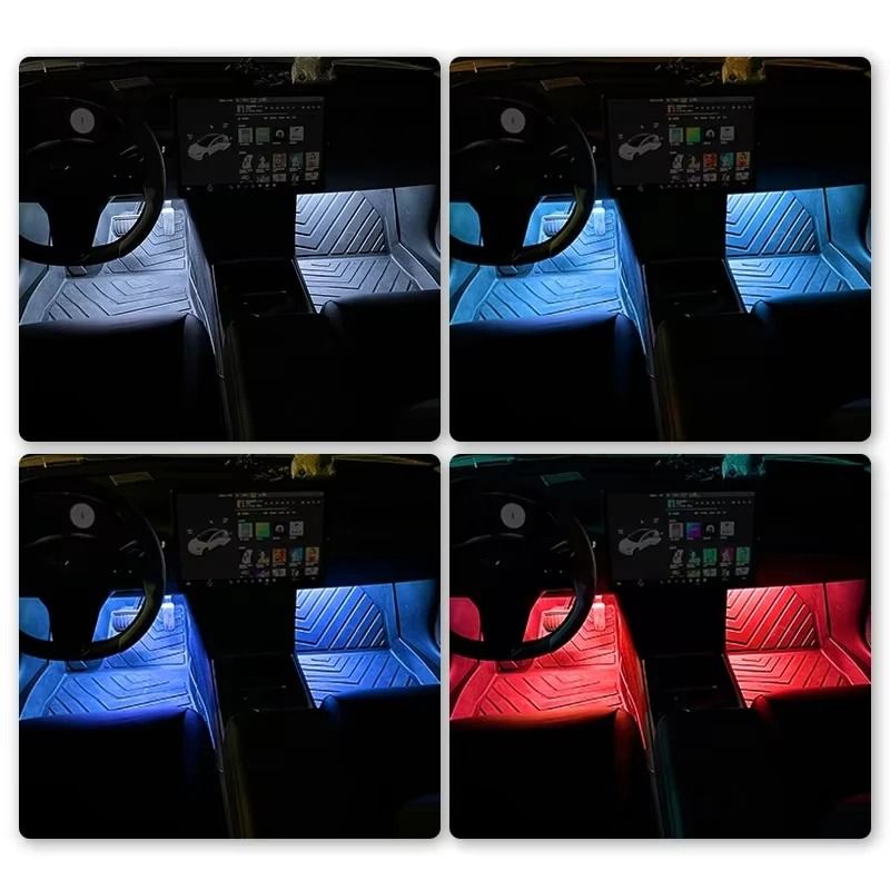 LED Car Interior Neon Foot Light and Atmosphere Backlight Kit