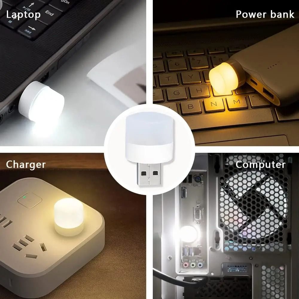 Portable USB LED Night Light & Reading Lamp