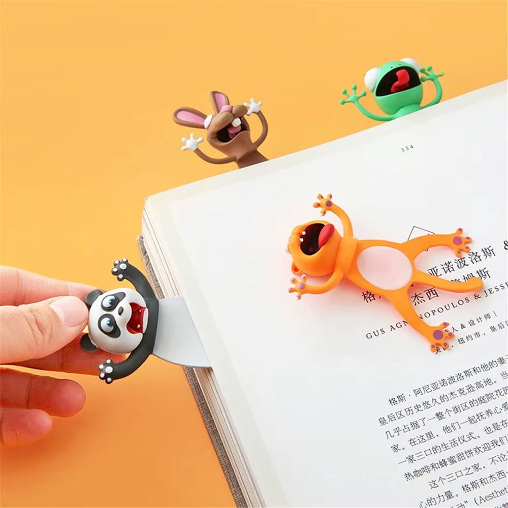 3D Animal Bookmarks for Readers Novelty Book Page Markers Learning and Reading Gifts