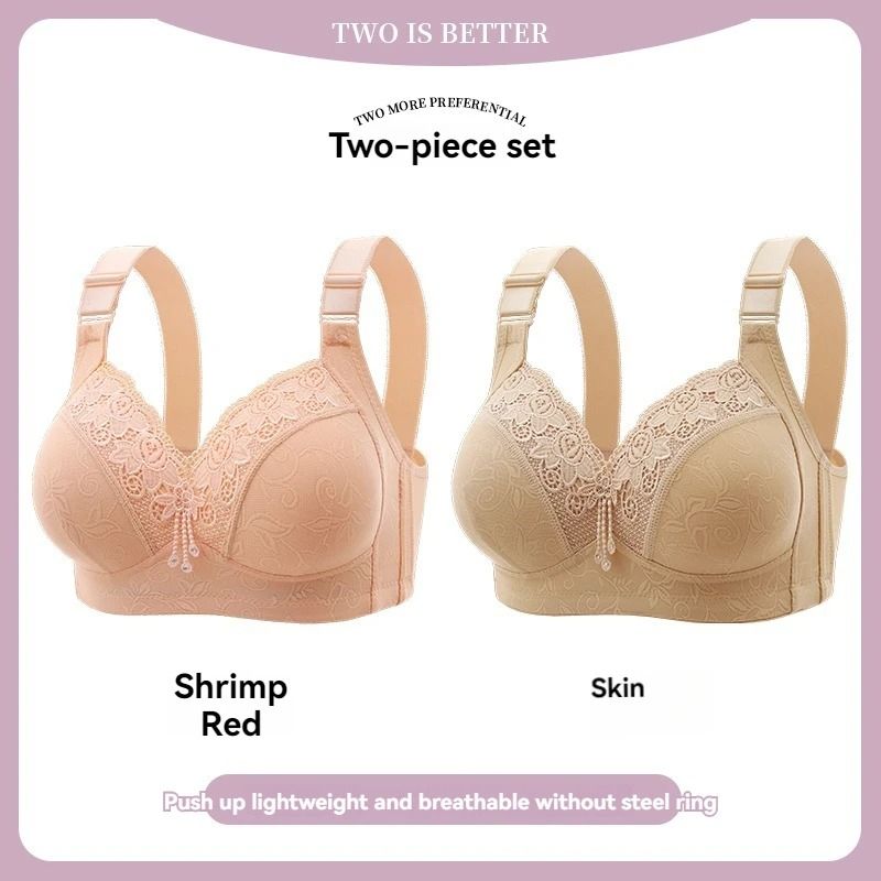 Women's Ultra-Thin Lace Perspective Bralette - Elegant Deep V Lingerie