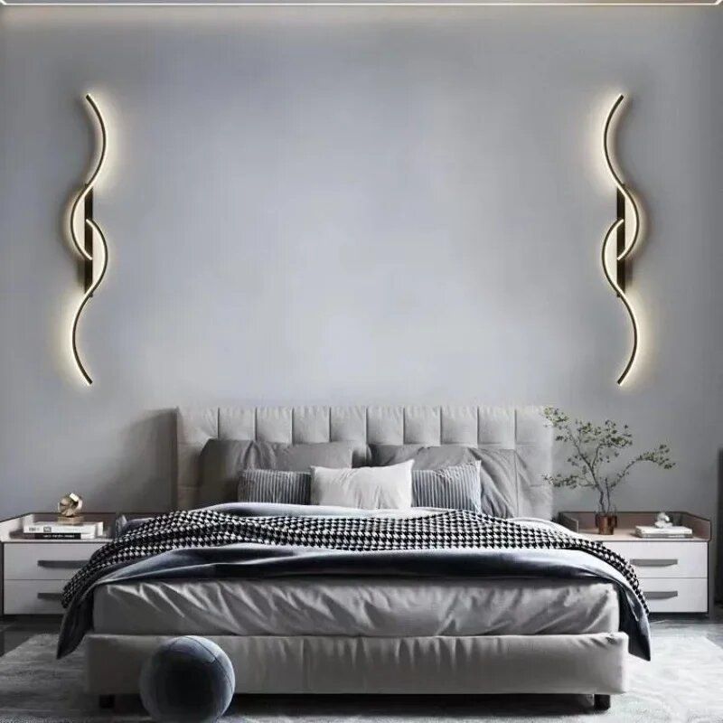 Energy-Efficient LED Wall Lamp, Modern Aluminum Wall Sconces for Bedroom, Living Room, and Bedside Lighting