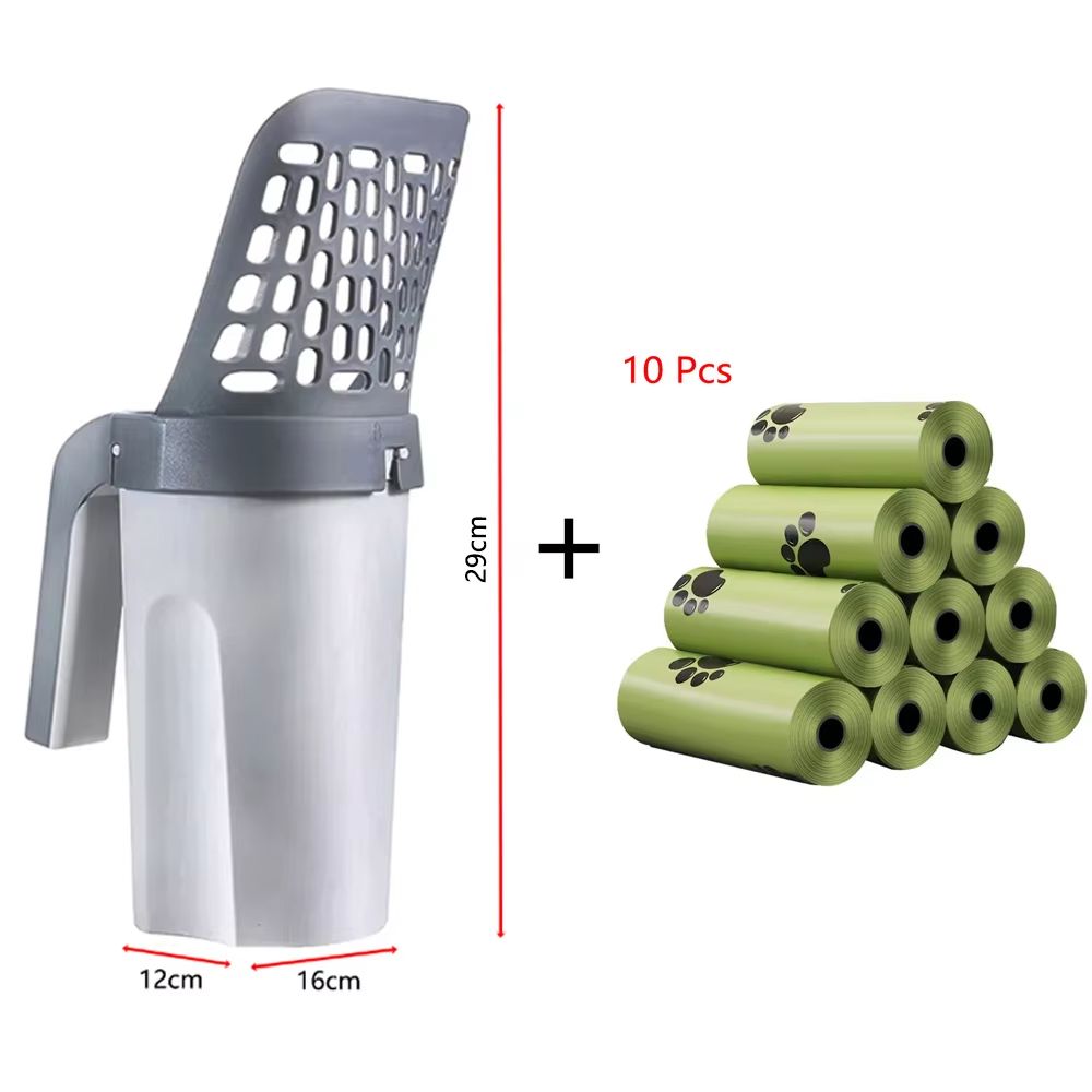 Premium Cat Litter Shovel Scoop – Self-Cleaning Pet Toilet & Garbage Picker