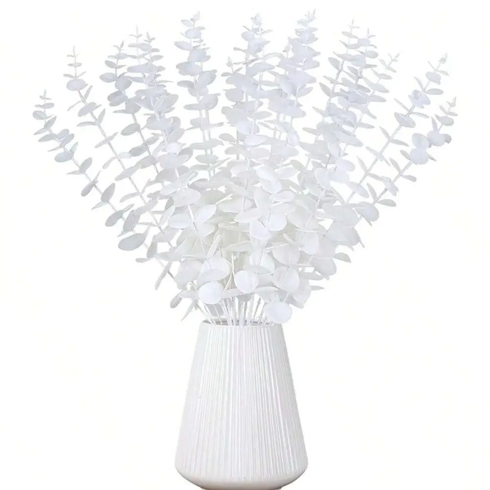 100-Piece Bulk Artificial Eucalyptus Leaf Set