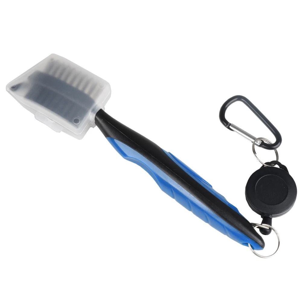 Golf Club Brush Groove Cleaner Retractable Dual Sided Cleaning Tool