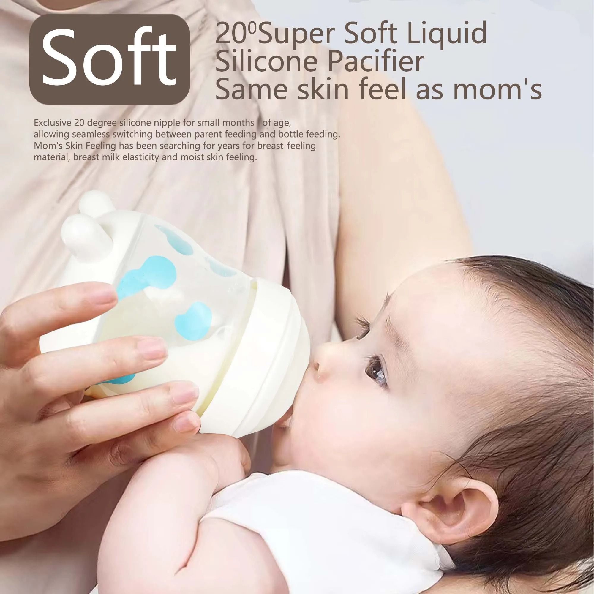 Cow-Charming Anti-Colic Baby Feeding Bottle