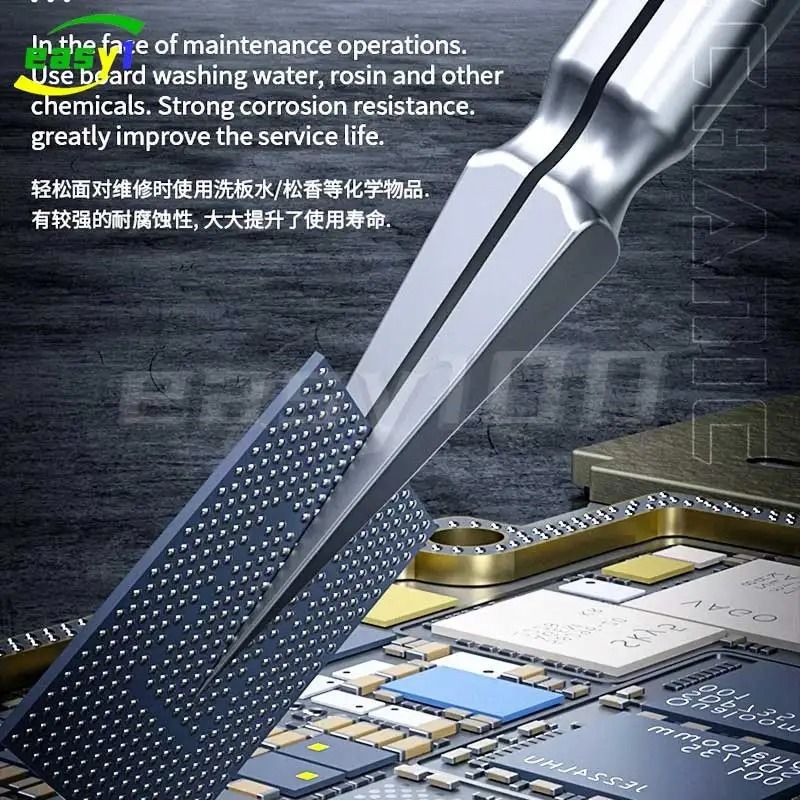 Stainless Steel Tweezers High Hardness Anti Corrosion Precision Tool