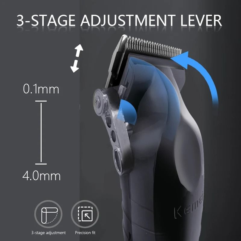 Professional Cordless Hair Trimmer Kit with Clipper Trimmer and Foil Shaver
