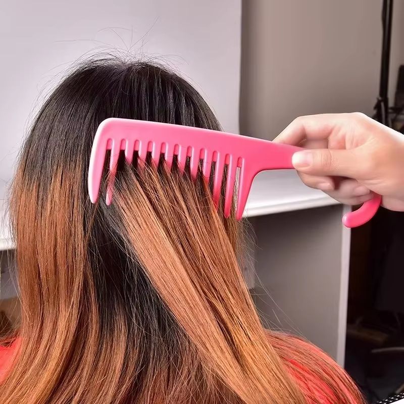 Gentle Wide-Teeth Detangling Brush With Scalp Massage