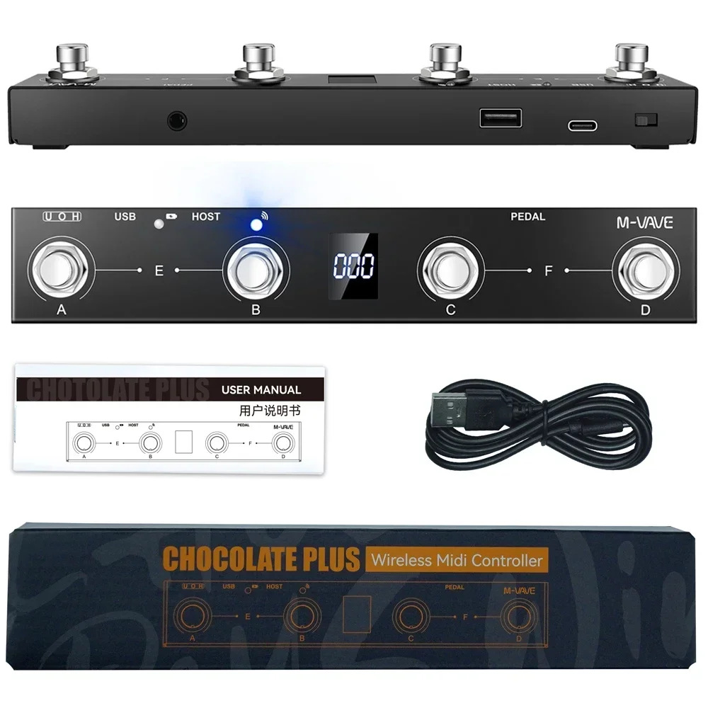 MIDI Foot Switch Controller, Keyboard Buttons, Page Turner, Host Interface