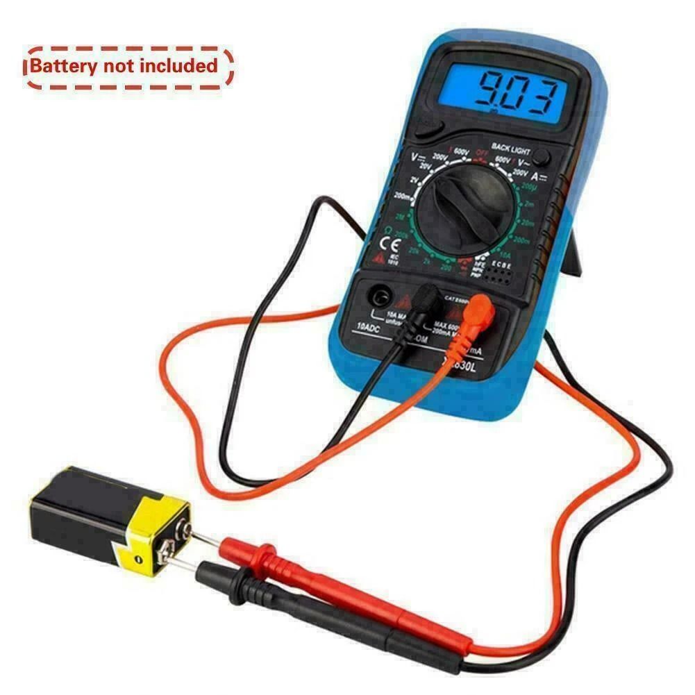Digital Multimeter Voltmeter Ammeter Ohmmeter Tester with Backlight