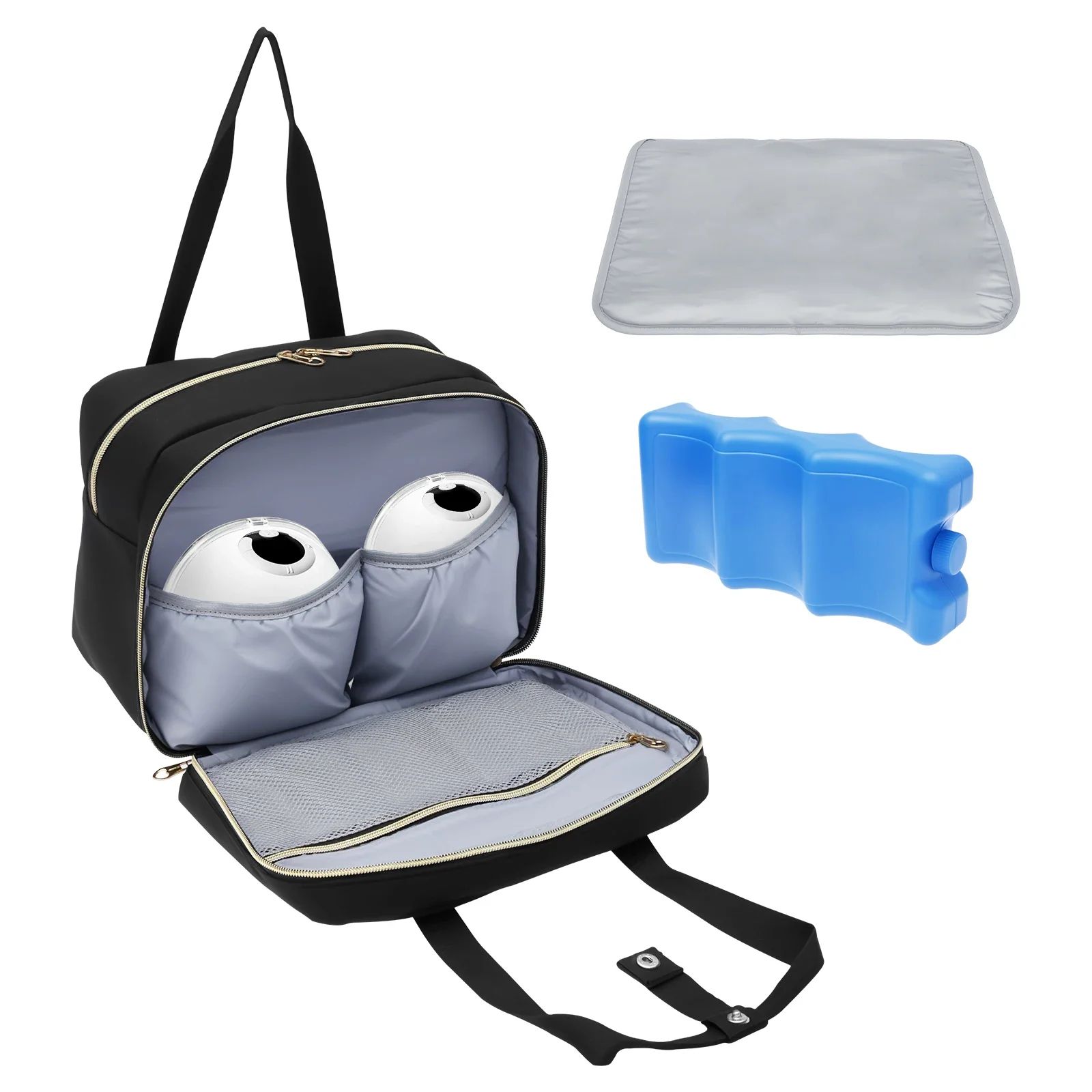Insulated Breast Pump Cooler Travel Bag