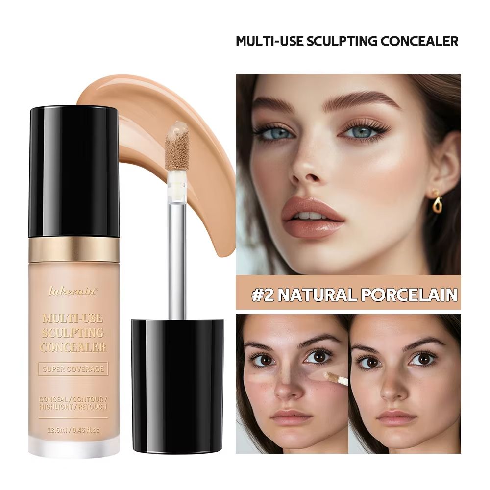 Flawless Multi Use Concealer Cream Long Lasting Foundation Concealer Hydrating Oil Free Contour & Highlight Makeup