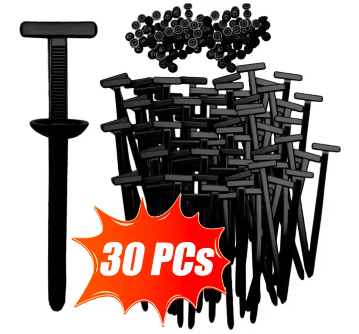LockTough Heavy Duty Car Nylon Cable Tie Buckles Self Locking Fastener Set