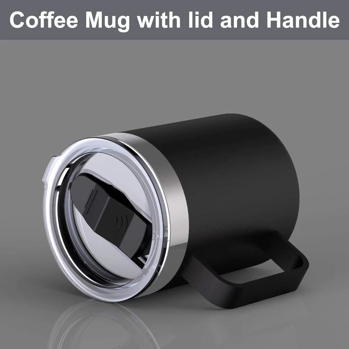 23 fl oz Stainless Steel Travel Thermos Mug - Leak Proof Insulated Vacuum Flask