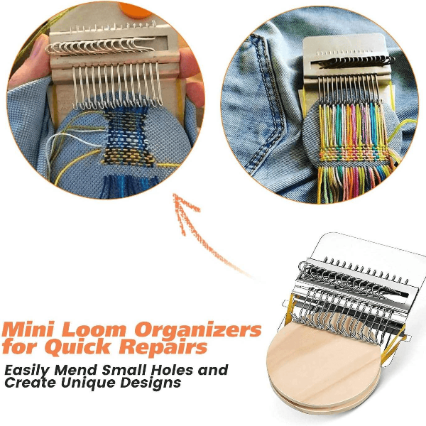 Speedweave Small Weaving Darning Wooden Loom Machine