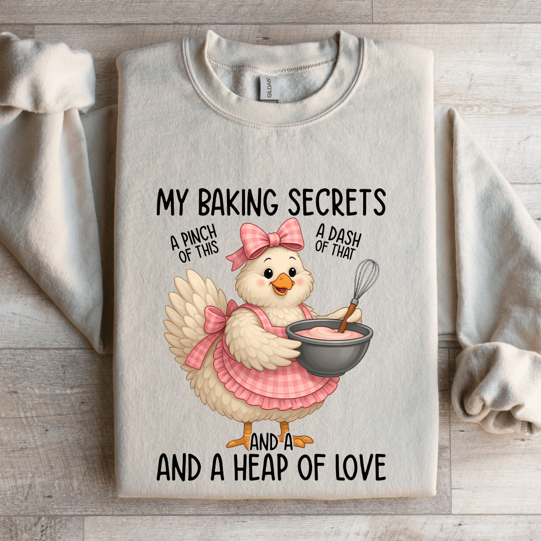 My Baking Secrets A Pinch Of This A Dash Of That Sweatshirt