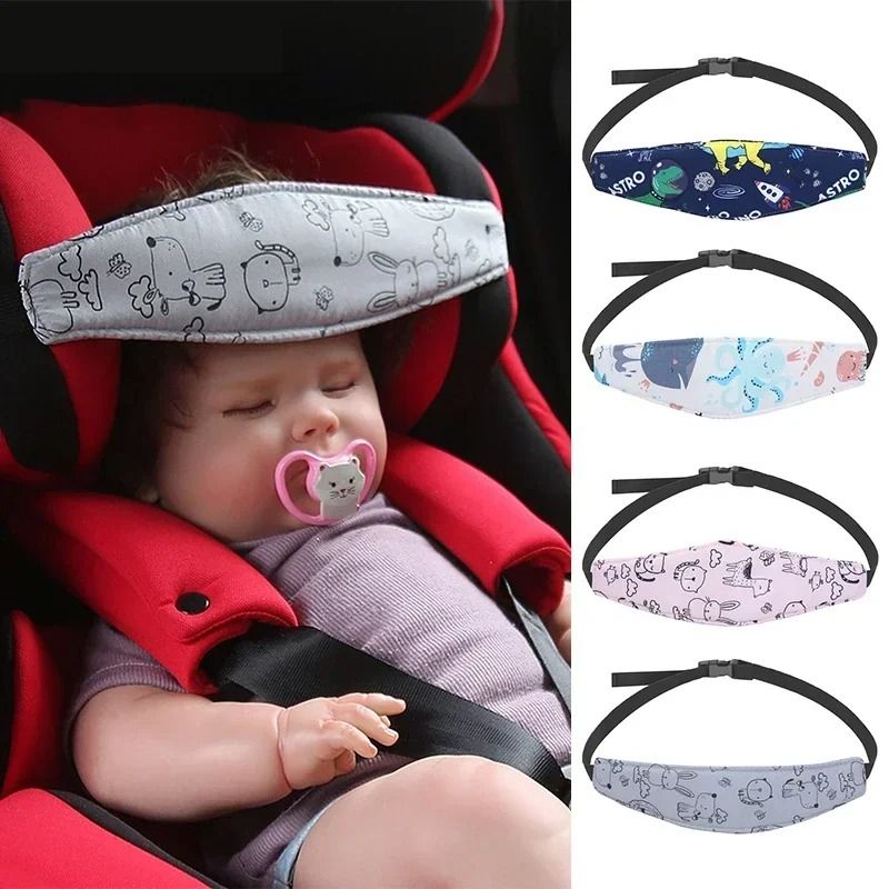 Adjustable Baby Car Seat Head Support Belt