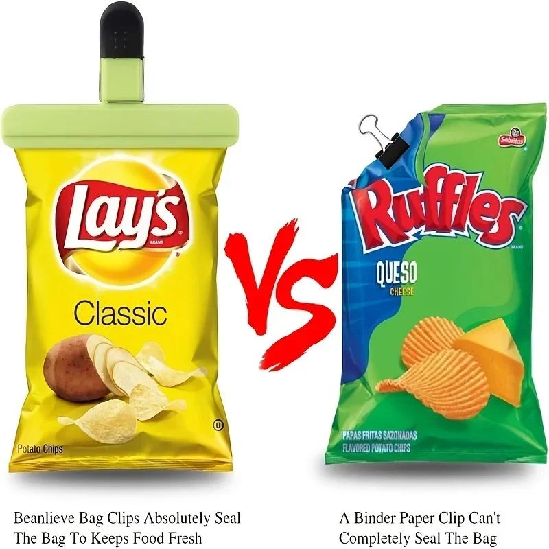 Heavy Duty Reusable Food Bag Clips Set