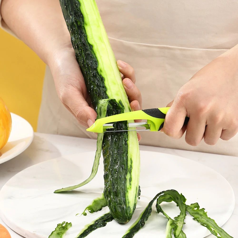 Anti-Slip Vegetable Peeler – Multi-Purpose Fruit & Potato Peeler Tool for Kitchen Prep