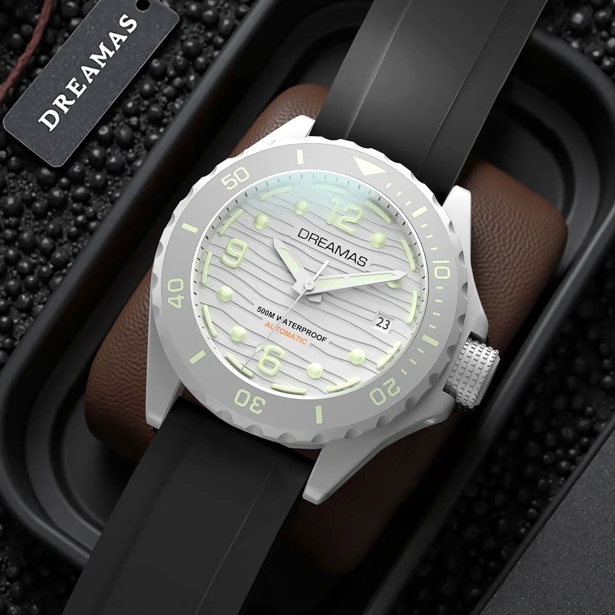 Extreme Depth Diving Watch – Japanese Mechanical Movement 500m Waterproof Timepiece