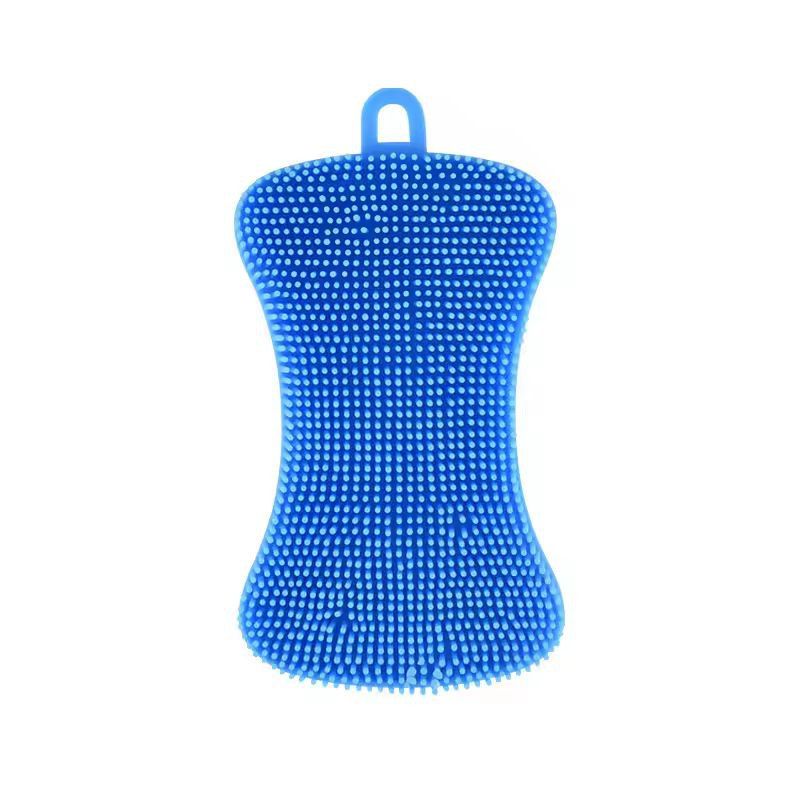 Silicone Kitchen Scrubber Brush – Gentle & Effective Pot Pan Cleaner