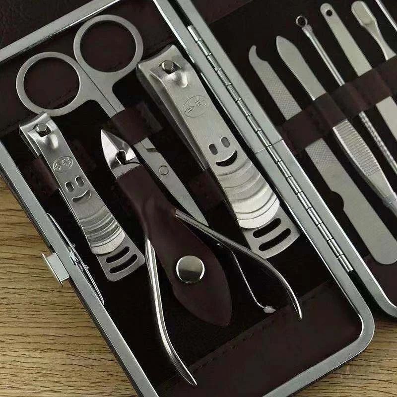 Nail Clippers Set Manicure, Pedicure & Cuticle Grooming Tools Kit