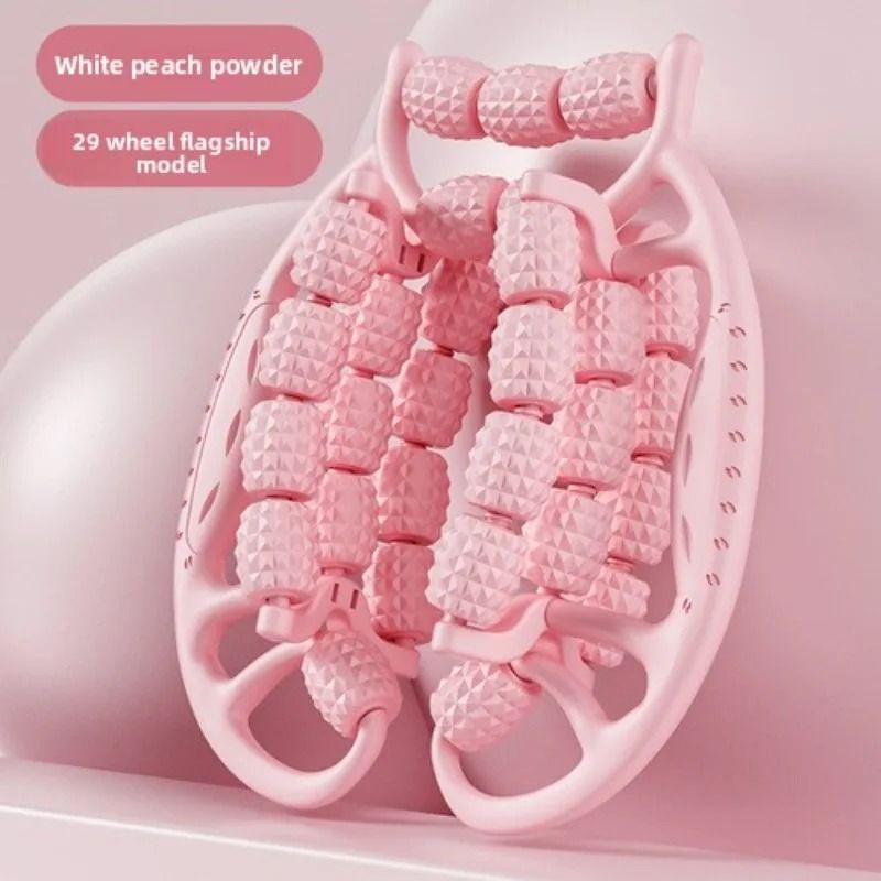 28 Wheel Annular Leg Clamp Massager Anti-Cellulite Body Slimming Roller
