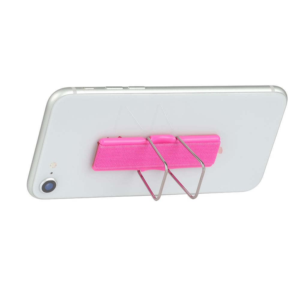 Universal Phone Finger Strap Grip with Stand Secure One Hand Phone Holder
