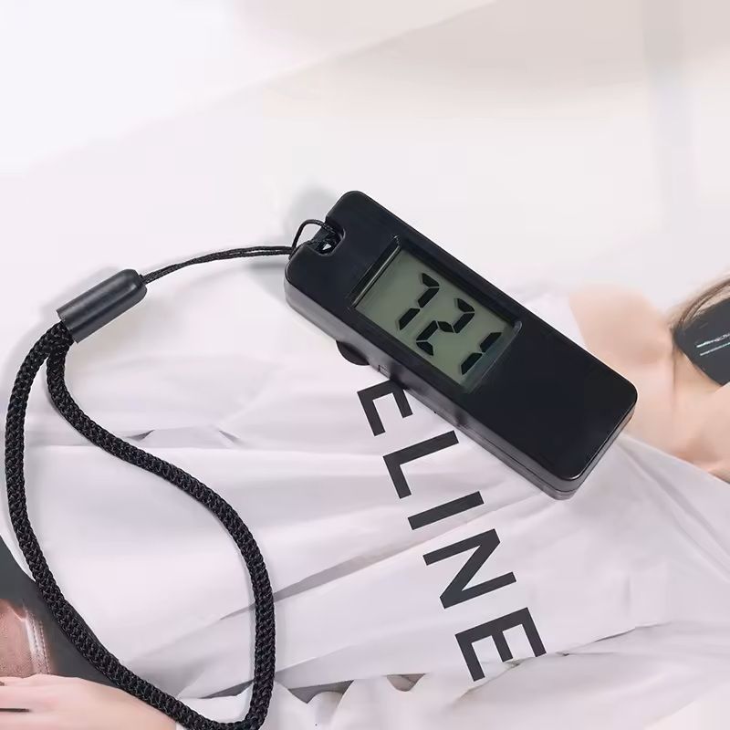 GlowKey LED Digital Keychain Pocket Watch
