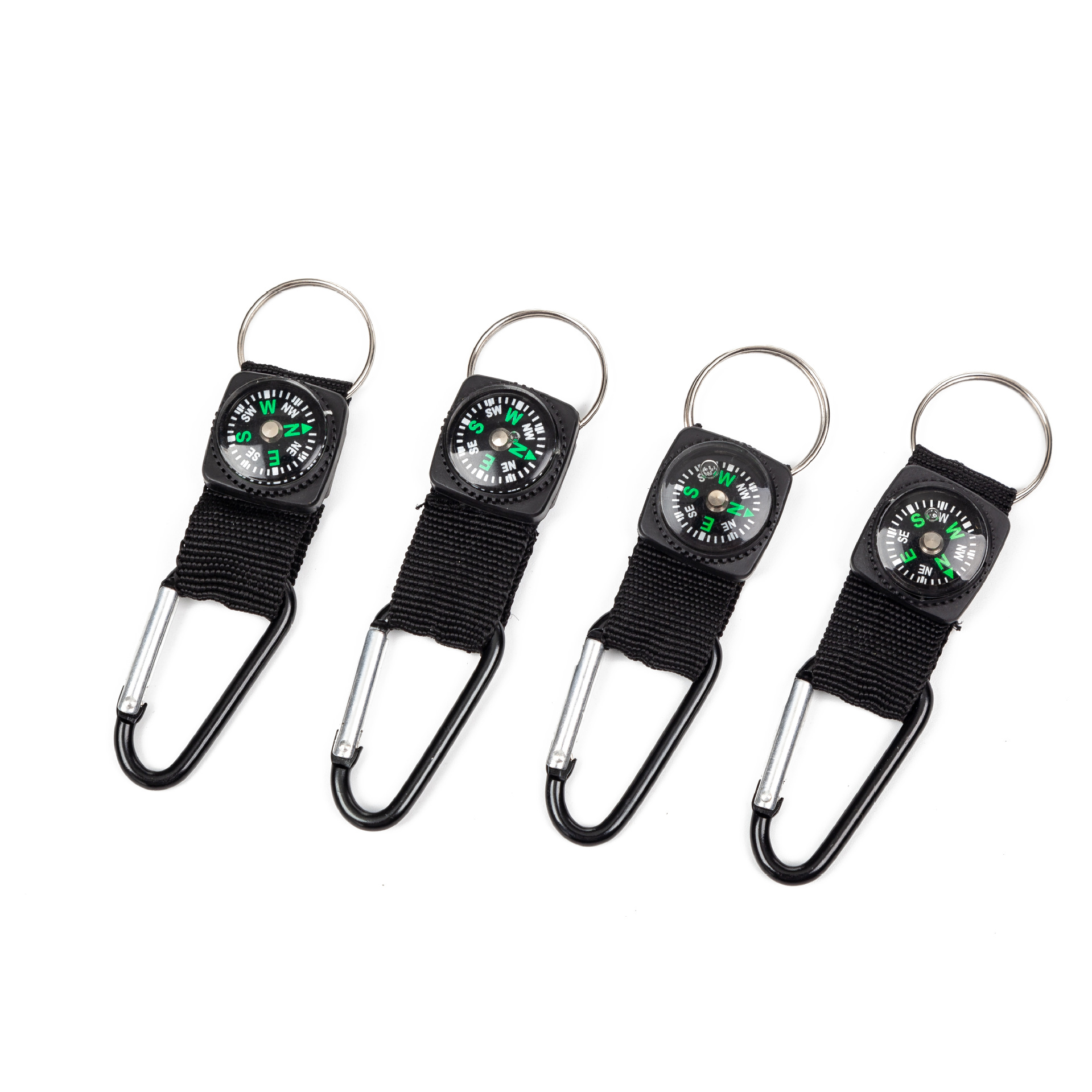Durable D-ring Carabiner with Built-in Compass  Ultimate Survival Tool for Adventures