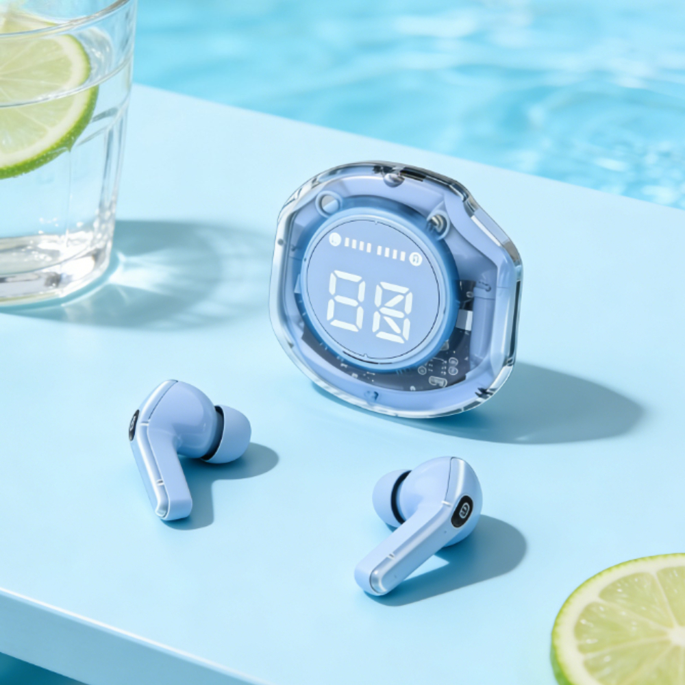 Wireless TWS Earbuds with Bass Sound for Sport and Gaming