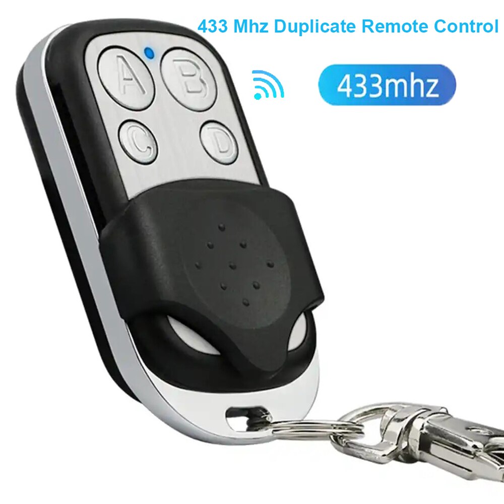 Garage Door Remote Control Metal Push Button Universal Gate Opener Duplicator Key Fob