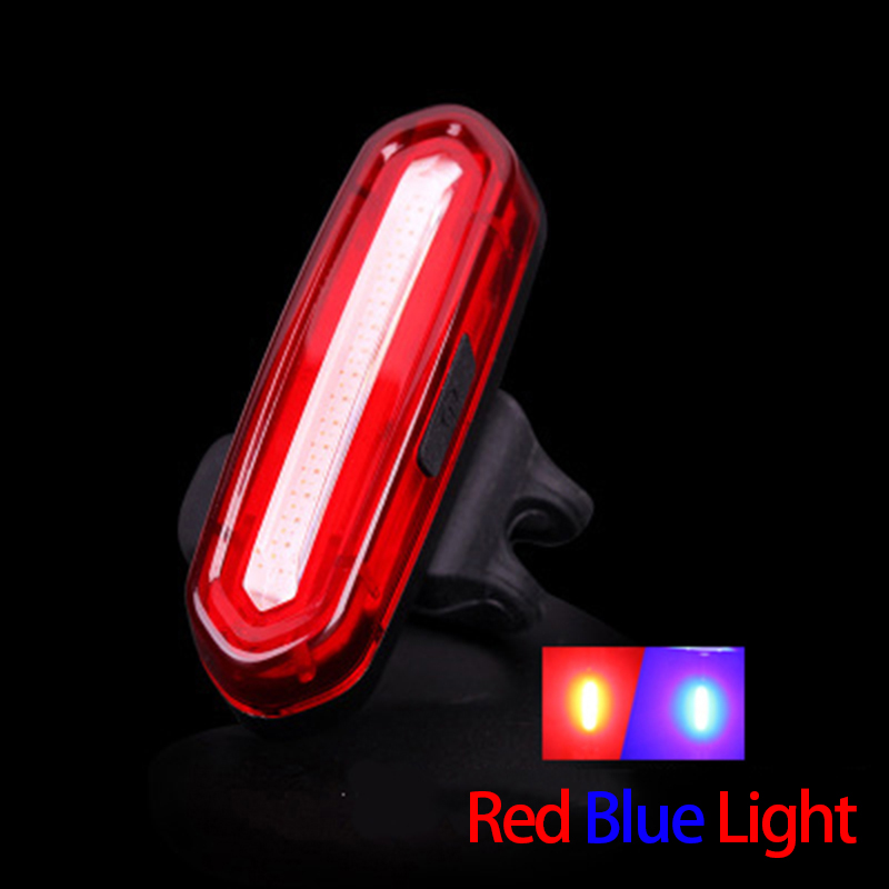 Bright USB Rechargeable Cycling Tail Light LED Rear Bike Safety Light
