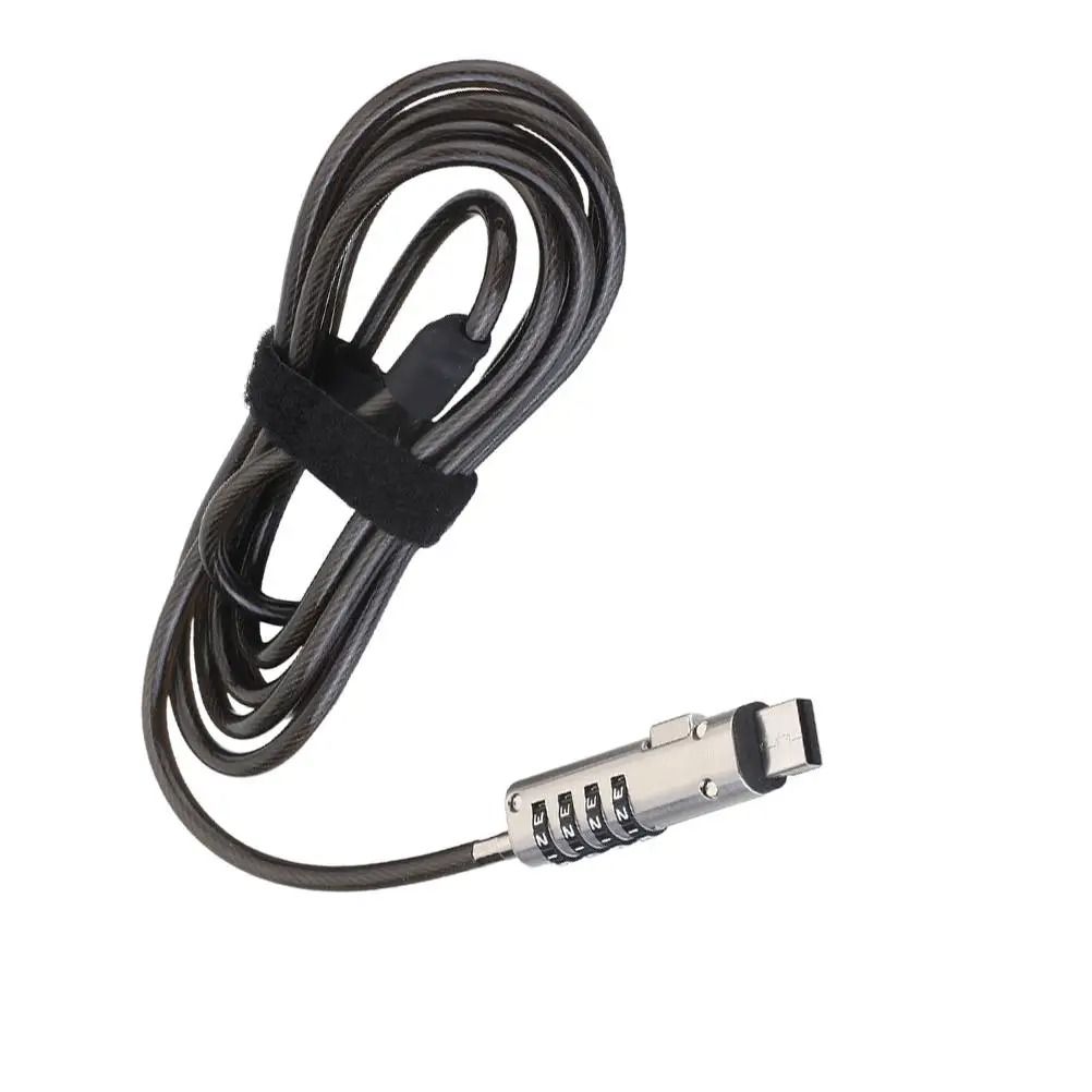 Universal Laptop Anti Theft Cable Lock USB Interface Security Lock with Numeric Code