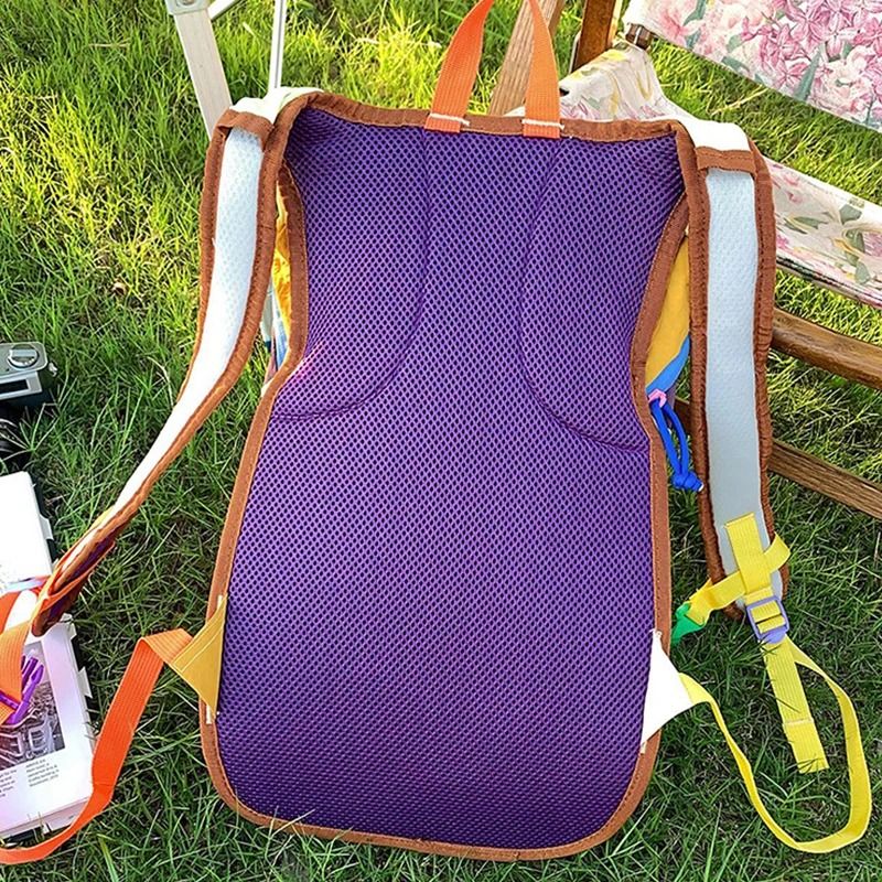 Dopamine-Colored Outdoor Hiking and Large-Capacity Travel Backpack