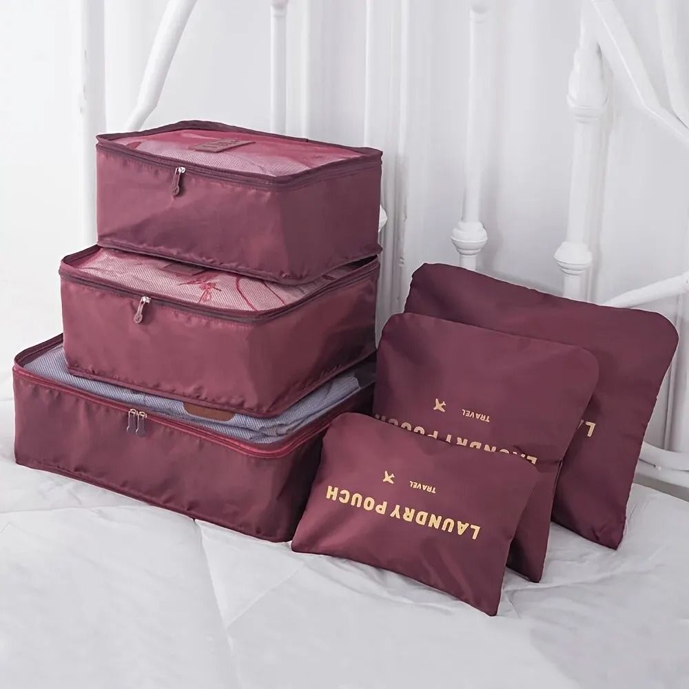 6-Piece Travel Luggage Packing Cube Set