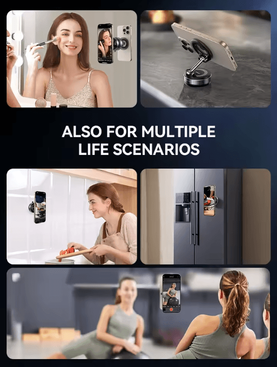 Joyroom Magnetic Car Phone Holder with Strong Suction and 360 Degree Rotation