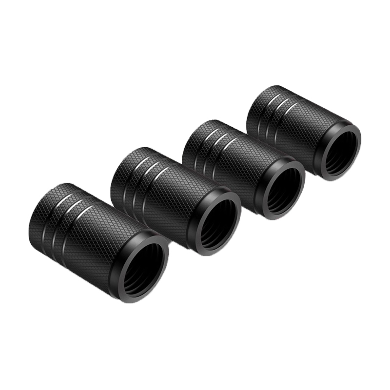 Car Tire Valve Stem Caps, Durable Knurling Design Aluminum Air Valve Caps – Universal Wheel Stem Covers