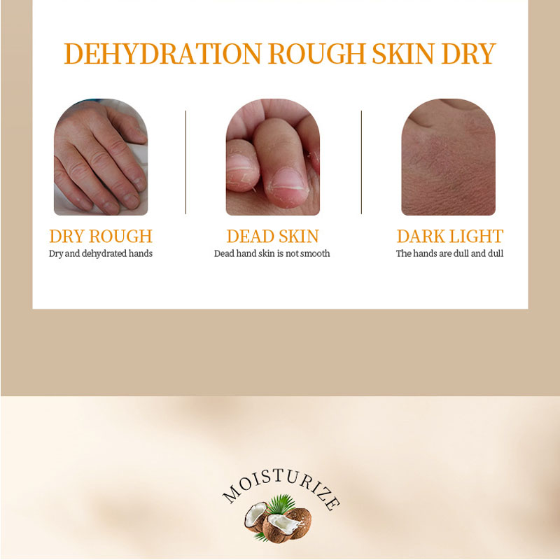 Coconut Hand Cream, Moisturizing, Nourishing & Firming for Soft Hands
