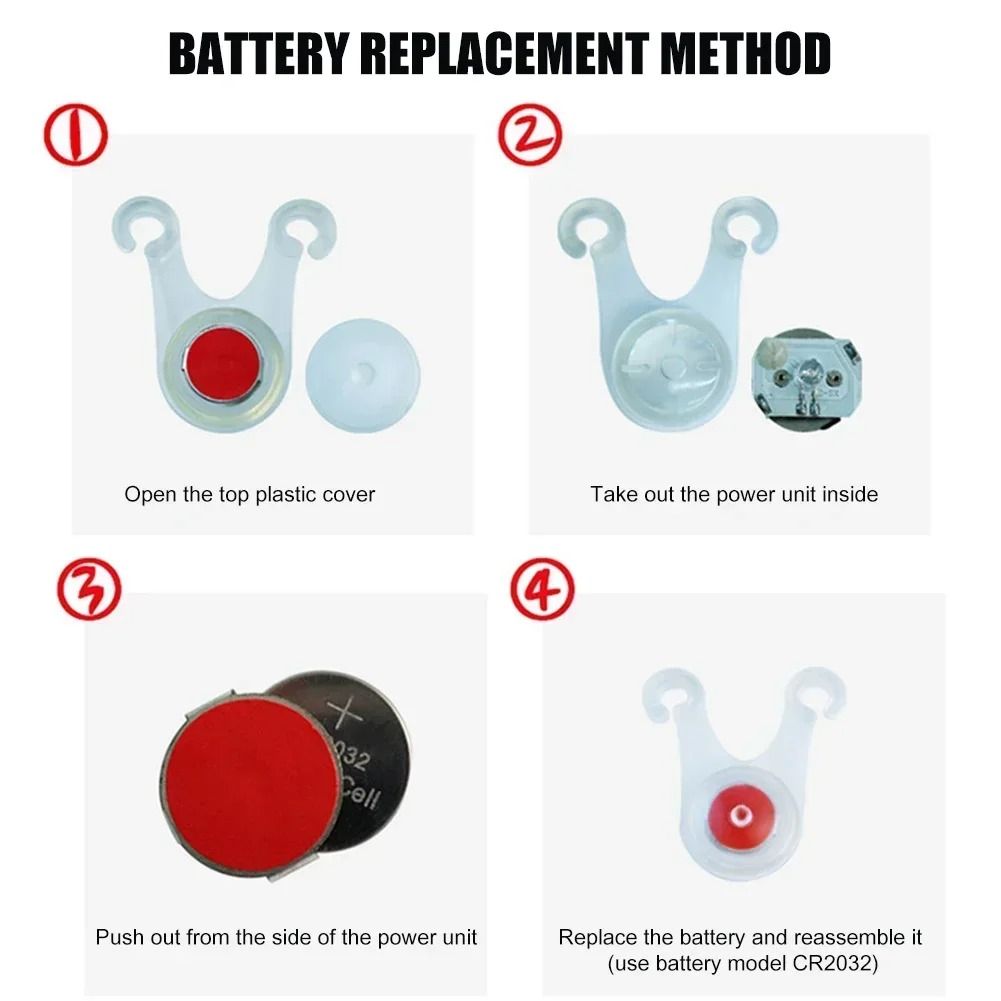 Waterproof LED Tent Rope Safety Lights