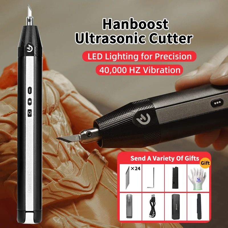 Cordless Ultrasonic Cutter – 40kHz High-Frequency Precision Craft Tool