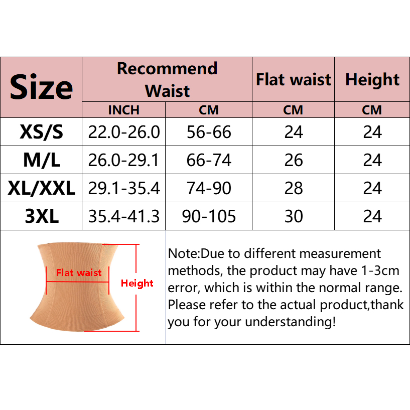 Women Waist Trainer Slimming Belt, Gym Fitness Cincher, Belly Control Corset, Body Shaper Waist Wrap for Weight Loss
