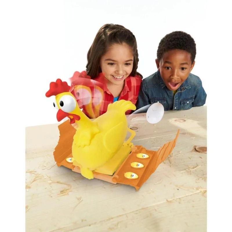 Squawk Chicken Egg Laying Board Game Toy Fun Family Party Game for Kids and Adults