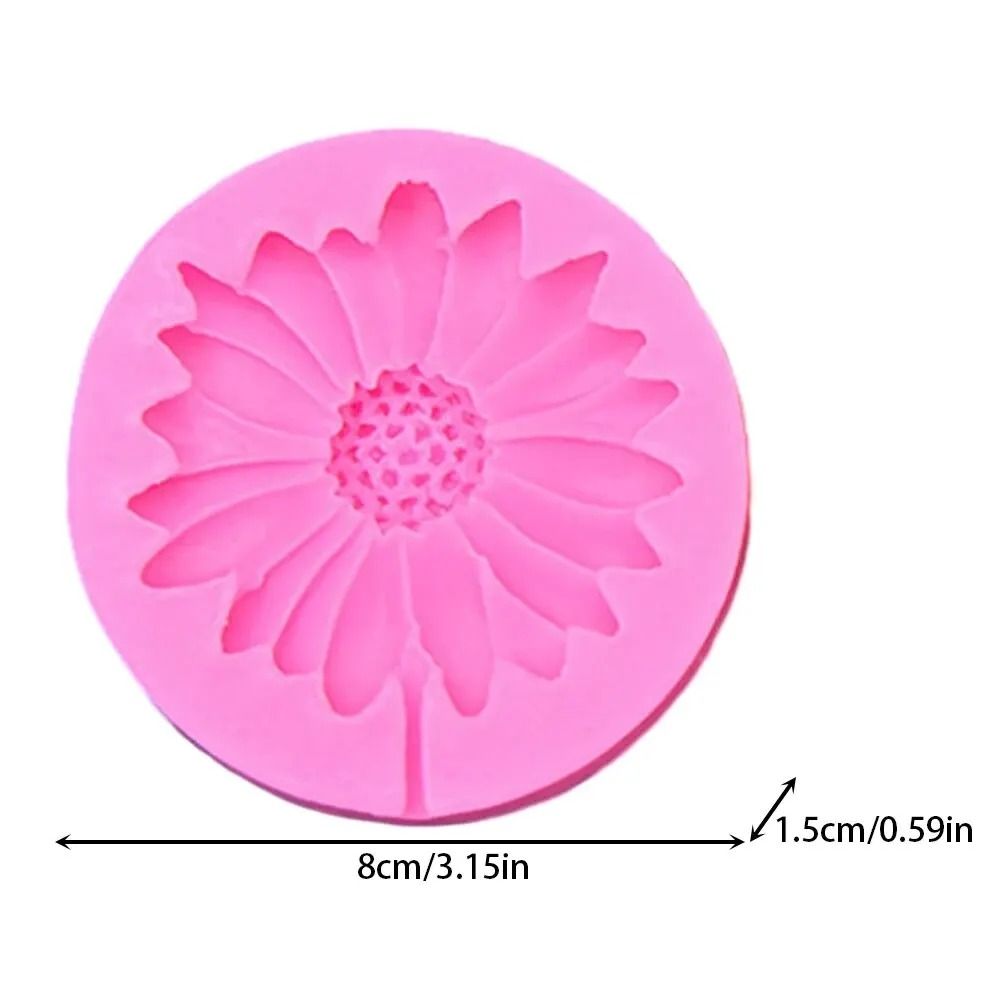 3D Daisy Flower Silicone Baking & Casting Mold